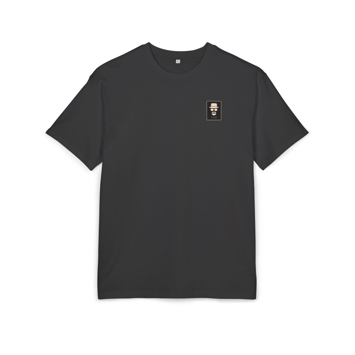 The One Who Knocks T-shirt front in Black