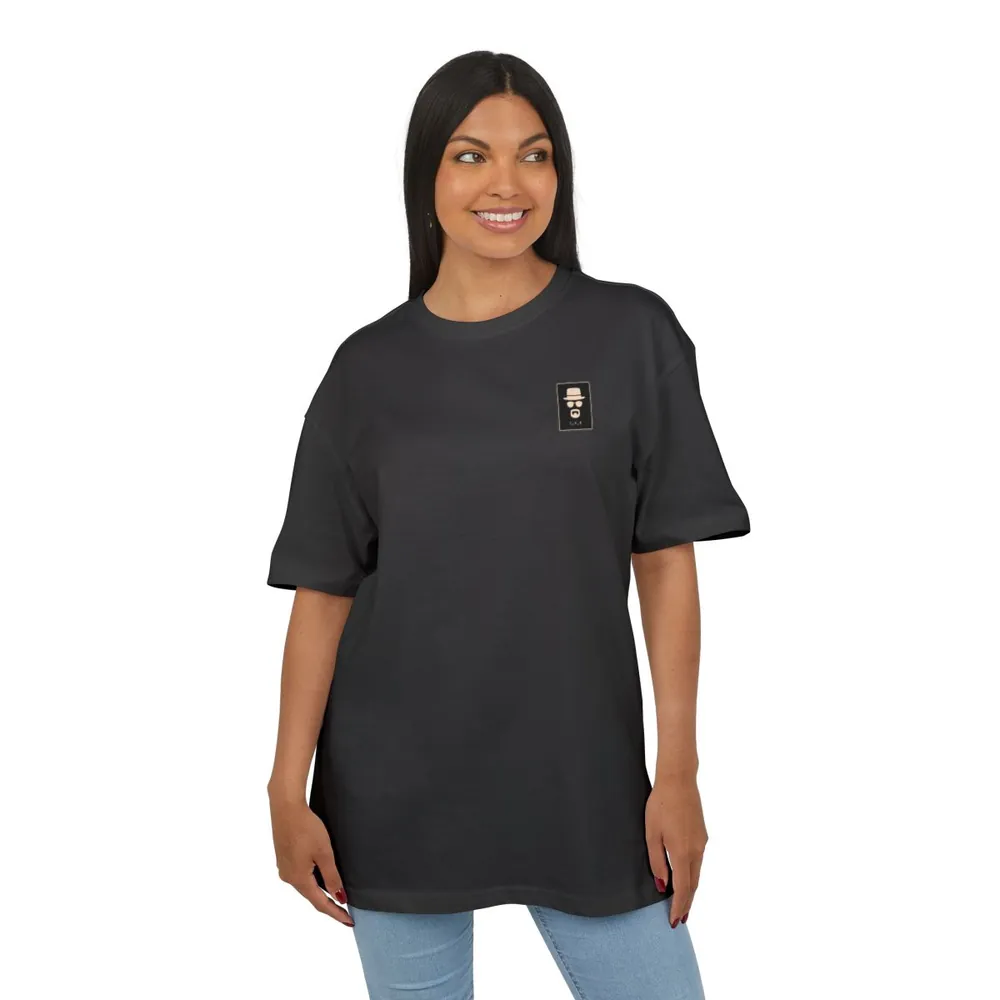 The One Who Knocks worn by a woman, front view in Black